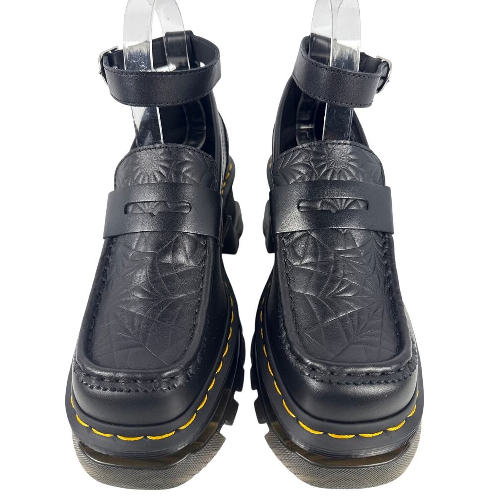Dr. Martens Wednesday Adams Corran‎ Loafers Womens 7 Black Leather EU38 - Picture 6 of 9